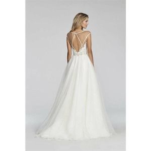 NEW Modern, Chic, Elegant! Designer Hayley Paige Val Wedding Dress